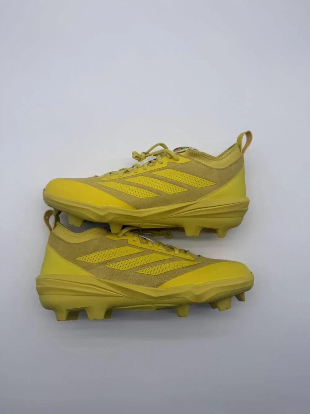 New Adidas Adizero Impact TPU Men's Size 13 Yellow Baseball Cleats JS2980